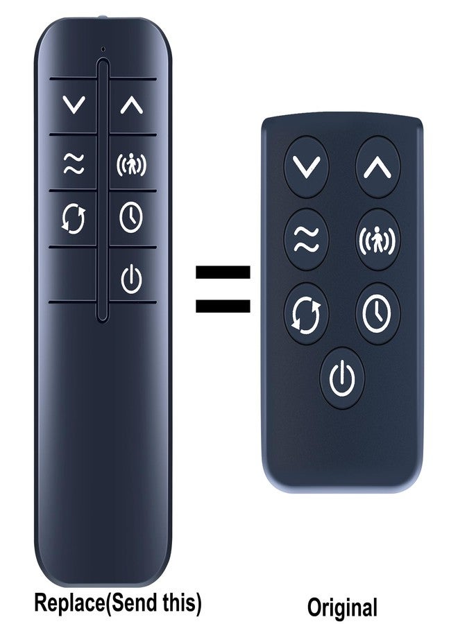HZIME New Replacement Remote Control Compatible for Honeywell Digital Ceramic Heater HCE323V - Image 2